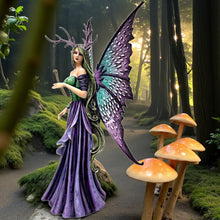 Load image into Gallery viewer, Large Spring Fairy with Antlers Sculpture Statue Amy Brown Figure Ornament Pagan
