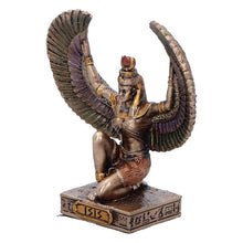 Load image into Gallery viewer, Small Isis Goddess of Magic Figurine Egyptian Mythology Winged Collectible Decor
