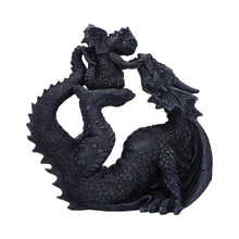 Load image into Gallery viewer, Mother Dragon and Dragonling Figurine Gothic Resin Collectible Statue 22cm Ideal Gift
