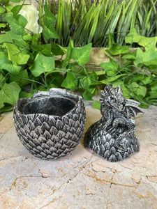 Dragon Trinket Box Figurine | Mystical Resin Storage | Fantasy Decorative Box | Mythical Creature Keepsake | Boxed Dragon Statue
