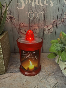 Outdoor Battery Grave Light In Loving Memory Durable Remembrance Decor-OsirisTradingUK