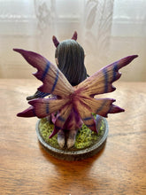 Load image into Gallery viewer, Enchanted Sagittarius Zodiac Fairy Statue - Mystical Purple Winged Fairy Figurine with Crystal Orb, Handcrafted Resin Decor, 9.5cm-OsirisTradingUK
