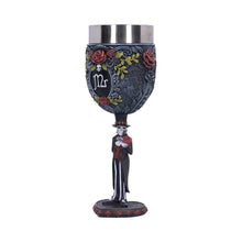 Load image into Gallery viewer, Gothic Skeleton Mr Goblet Day of the Dead Wine Chalice Macabre  Art Decor
