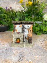 Load image into Gallery viewer, Spanish Outdoor Kitchen | LED Lit Figurine | Rustic Mediterranean Décor | Homely Spanish Scene | 11x9cm-OsirisTradingUK
