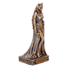 Load image into Gallery viewer, Small Bastet Cat Goddess Statue Ancient Egypt Mythology Statue Ornament Gift
