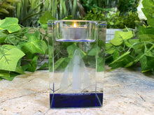 Load image into Gallery viewer, Divine Votive Holder Our Lady of Grace Crystal Block Immerse in Divine Radiance!-OsirisTradingUK
