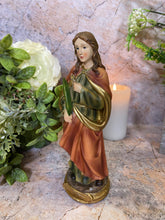 Load image into Gallery viewer, Saint Agatha Statue Christian Saint Symbol of Faith Protection and Devotion-OsirisTradingUK
