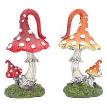 Load image into Gallery viewer, Whimsies Mushroom Figurines Set Fairy Mythical Ornament Toadstool Decor Art
