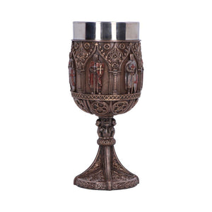 Templar Knight Goblet Medieval Chalice Historical Chivalric History Drinkware Decor