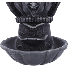 Load image into Gallery viewer, Dark Gargoyle Incense Cone Burner Gothic Backflow Smoke Tower Horror Statue
