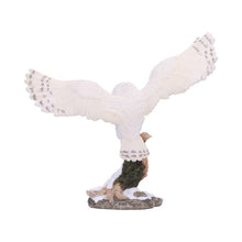 Load image into Gallery viewer, Majestic Snowy Owl Figurine Winter Scene Sculpture Wildlife Statue Art Decor Gift
