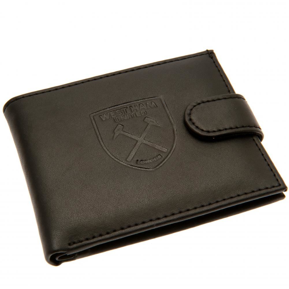 West Ham United FC rfid Anti Fraud Wallet Official Football Club Licensed Premier League Merchandise Gift for Fans