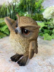 Hilarious Owl Resin Garden Ornament Home Decoration Lawn Decor-OsirisTradingUK
