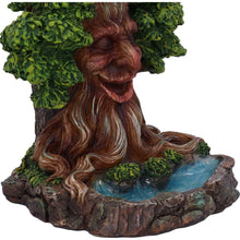 Load image into Gallery viewer, Mystical Tree Spirit Incense Holder Green Man Backflow Burner Gothic Decor Statue
