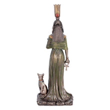 Laden Sie das Bild in den Galerie-Viewer, Ancient Egyptian Queen Statue Nefertari Royal Cat Ornament Mythology Decor
