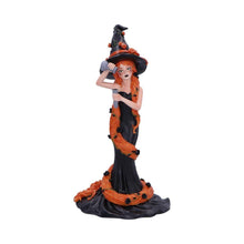 Laden Sie das Bild in den Galerie-Viewer, Enchanting Cinnamon Witch Figurine 23.5cm – Orange Hair, Sugar &amp; Spice Design, Perfect Gift for Witchy Collections
