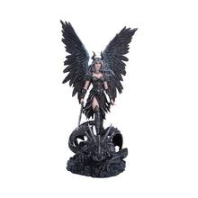 Load image into Gallery viewer, Dark Angel Fairy Statue Dragon Companion Gothic Ornament Fantasy Display Collectible
