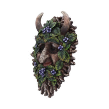 Load image into Gallery viewer, Mystical Tree Spirit Plaque Nature Woodland Horned Tree Spirit Pagan Wall Art
