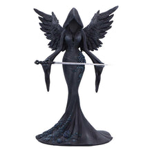 Load image into Gallery viewer, Femme Fatale Warrior Angel Statue Gothic Dark Feminine Hooded Winged Ornament Fantasy Decor

