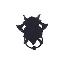 Load image into Gallery viewer, Viking Skull Door Knocker Norse Warrior Mythical Decor Gothic Home Ornament
