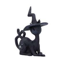 Load image into Gallery viewer, Gothic Wiccan Witchcraft Black Cat Figurine Mystical Spell Familiar Statue Decor
