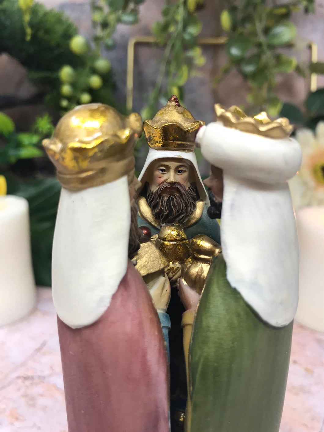 Nativity Triptych Religious Ornament Figurine Statue Symbol Worship Christmas