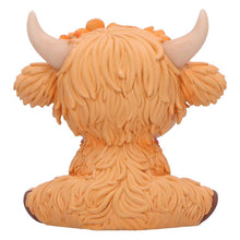 Load image into Gallery viewer, Moo Crew Marigold Flower Cow Statue Farmhouse Figurine Cute Collectable
