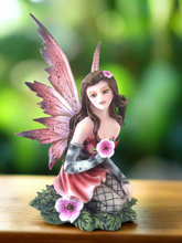 Charger l&#39;image dans la galerie, Enchanting Fairy Figurine - Handcrafted Fantasy Garden Decor | Collectible Fairy Statue
