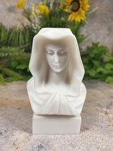 Load image into Gallery viewer, Exquisite Handmade Sculpture Alabaster Virgin Mary Bust A Sacred Symbol of Grace Religious Statue-OsirisTradingUK
