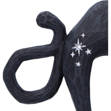 Charger l&#39;image dans la galerie, Witchy Black Cat Spell Figurine Gothic Statue Celestial Symbols Spooky occult Art
