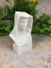 Load image into Gallery viewer, Exquisite Handmade Sculpture Alabaster Virgin Mary Bust A Sacred Symbol of Grace Religious Statue-OsirisTradingUK
