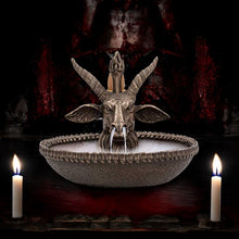 Laden Sie das Bild in den Galerie-Viewer, Baphomet Backflow Incense Burner - Occult Gothic Witchcraft Altar Ornament 13cm
