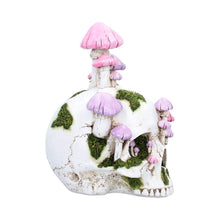 Load image into Gallery viewer, Fantasy Skull Sculpture Mushroom Garden Ornament Gothic Decorative Display
