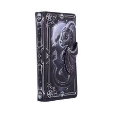 Load image into Gallery viewer, Lucifly Gothic Embossed Purse Moon Design Wallet Cult Cuties Dark Fantasy Gift
