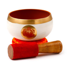 Laden Sie das Bild in den Galerie-Viewer, Chakra Healing Singing Bowl – Orange Sound Bowl for Meditation &amp; Relaxation
