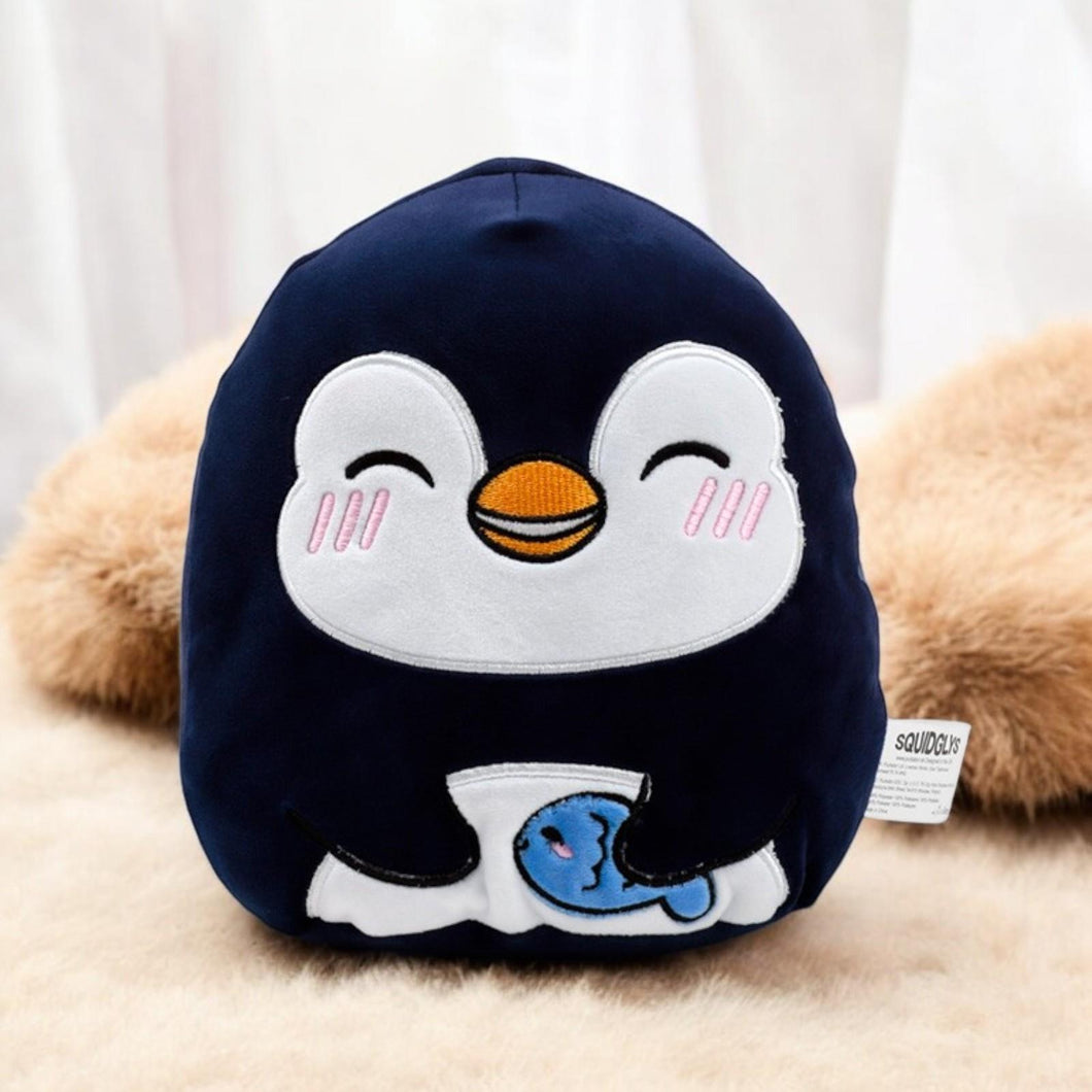 Squidglys Plush Penguin Nico the Cuddly Plush Toy Soft & Safe Stuffed Animal
