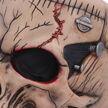 Load image into Gallery viewer, Frankenstein Monster Skull Ornament 15.1cm Gothic Horror Stitched Head Halloween Gift
