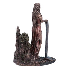 Load image into Gallery viewer, Celtic Earth Mother Danu Bronze Figurine 22cm - Irish Mythology Decor Statue
