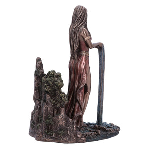 Celtic Earth Mother Danu Bronze Figurine 22cm - Irish Mythology Decor Statue