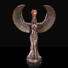 Load image into Gallery viewer, Isis Goddess Figurine Egyptian Magic Wisdom Motherhood Statue Winged decor
