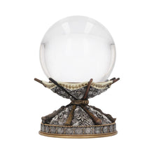 Load image into Gallery viewer, Wizarding World Harry Potter Crystal Ball &amp; Wand Stand Witchcraft Divination Art
