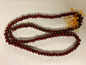 Authentic Rosewood Buddhist Prayer Mala - Handcrafted 108 Bead Rosary with Traditional Friendship Knot Gift Box - Meditation & Spirituality