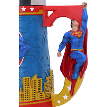 Load image into Gallery viewer, Superman Tankard Official DC Comics Mug Man of Steel Cup with City Skyline
