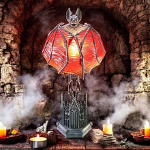 Load image into Gallery viewer, Gothic Bat Lamp Shadow Wing Table Lamp Nemesis Now Fantasy Vampire Decor
