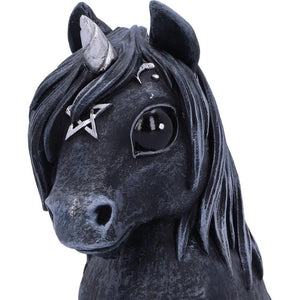 Culticorn Gothic Unicorn Figurine - Cult Cuties Collectible Decor 10.2cm Resin Ornament