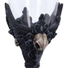 Load image into Gallery viewer, Fantasy Gothic Raven Chalice Goblet Skull Wing Design Drinkware Halloween Gift
