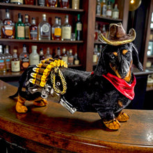 Laden Sie das Bild in den Galerie-Viewer, Deputy Dog Dachshund Ornament Cowboy Western Figurine Home Decor Gift
