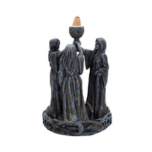 Load image into Gallery viewer, Mother Maiden &amp; Crone Backflow Incense Burner Wiccan Triple Goddess Aromatherapy
