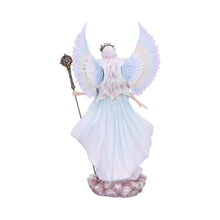 Load image into Gallery viewer, Spiritual Angel Figurine Elegant Celestial Ornament with Staff Enchanted Statue Decor
