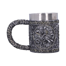 Load image into Gallery viewer, Medieval Knight Tankard Gothic Crusader Mug Templar Warrior Chalice Drinkware

